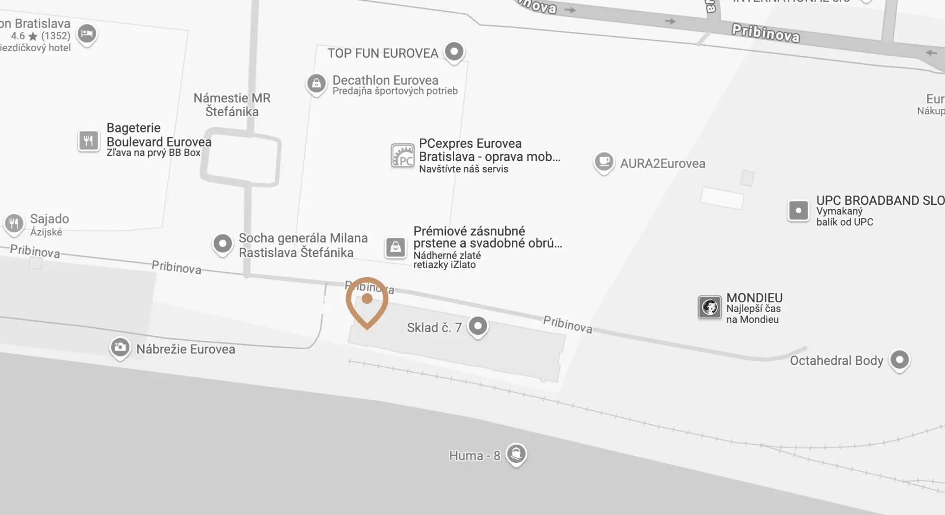 Mapa Dock7